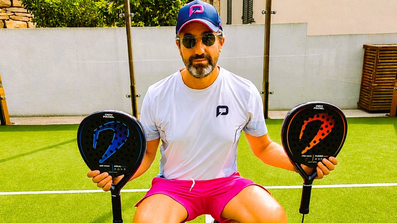 Padel courts at the academy